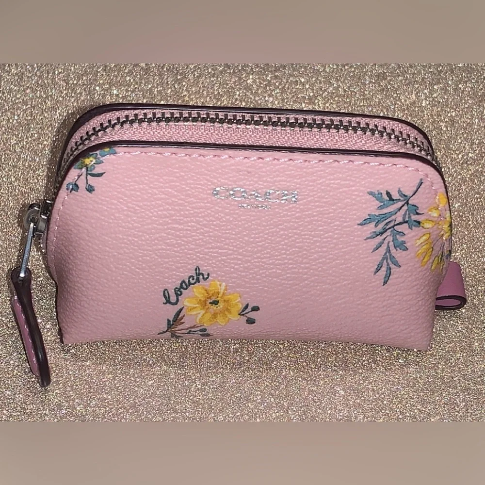 Coach Lipstick 💄 Holder (Pink with Floral Print) - Picture 1 of 15